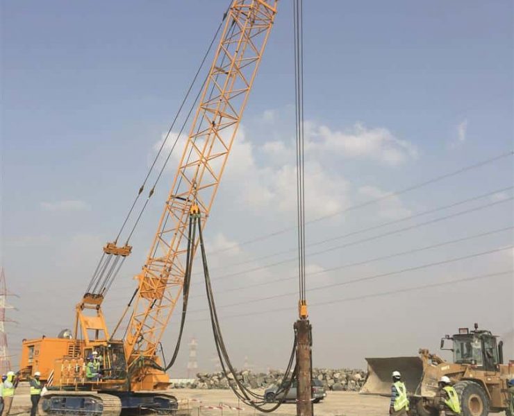 when would casing be used with a driled pier