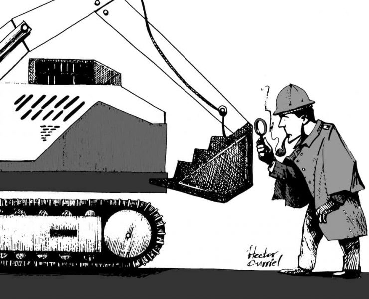 low impact pile driver hammer crane