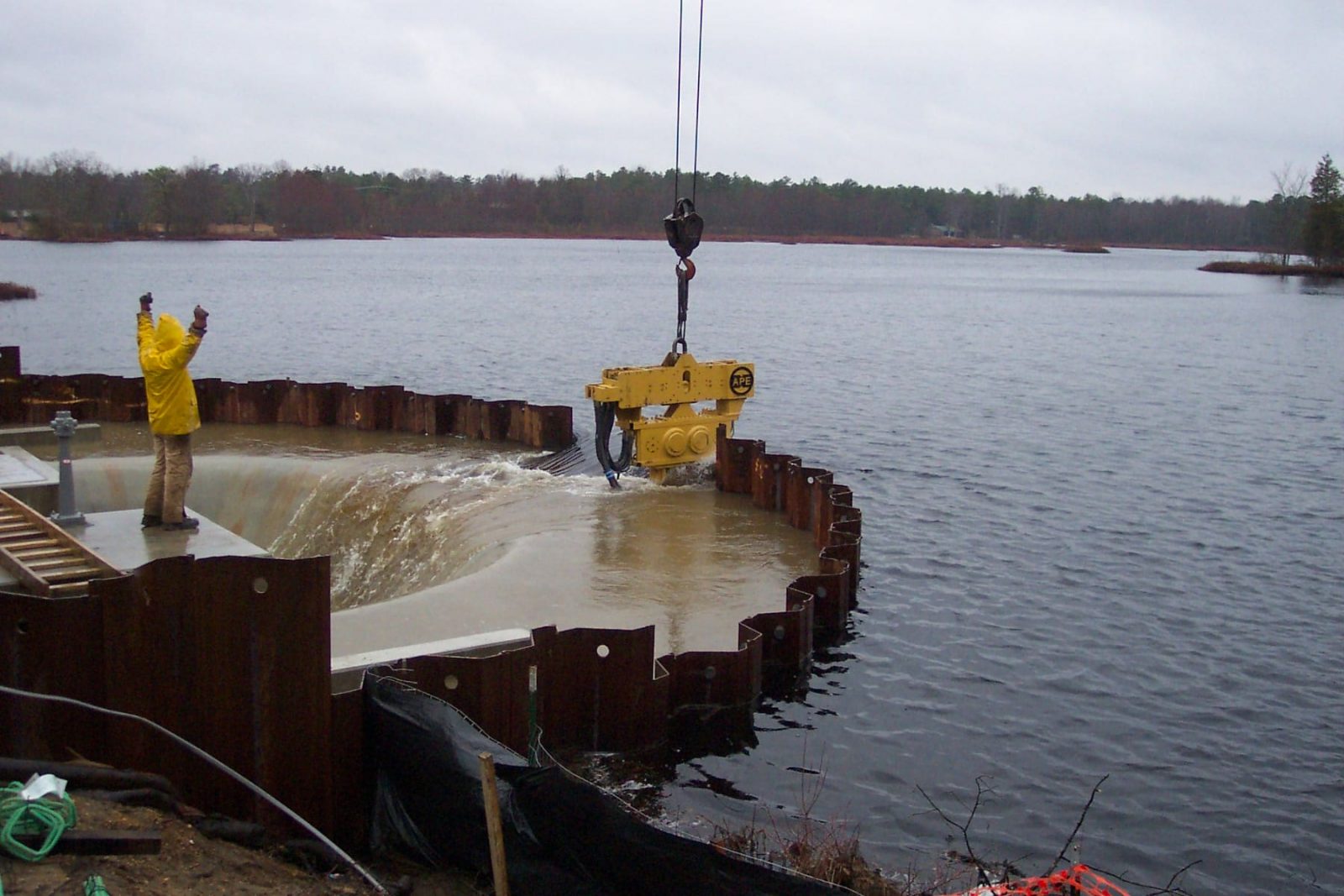 steam pile driver