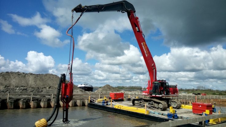 dredging streambeds may be an effective technique for mining salt.