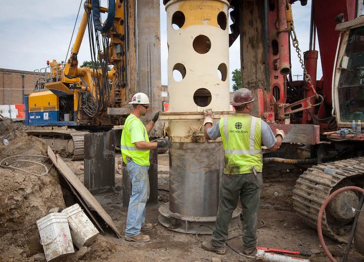 support of excavation wood