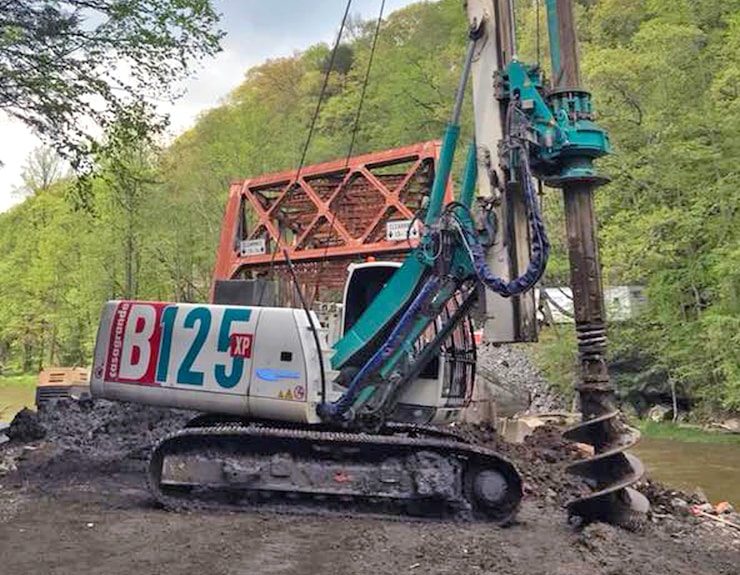 who drills deep foundation pilings