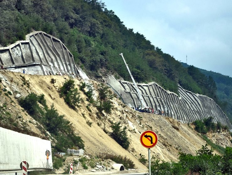 drilled shaft foundation construction
