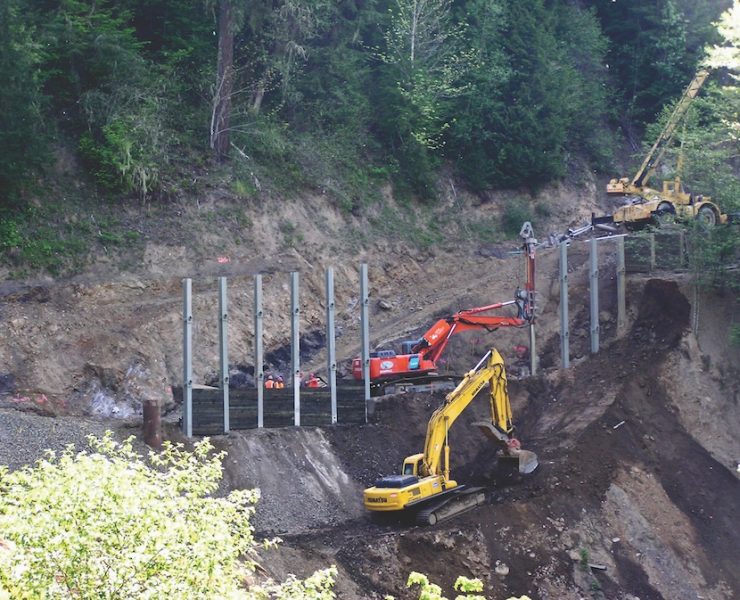 steel pile driving power unit