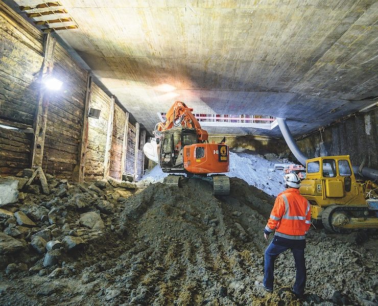 caging deep foundation