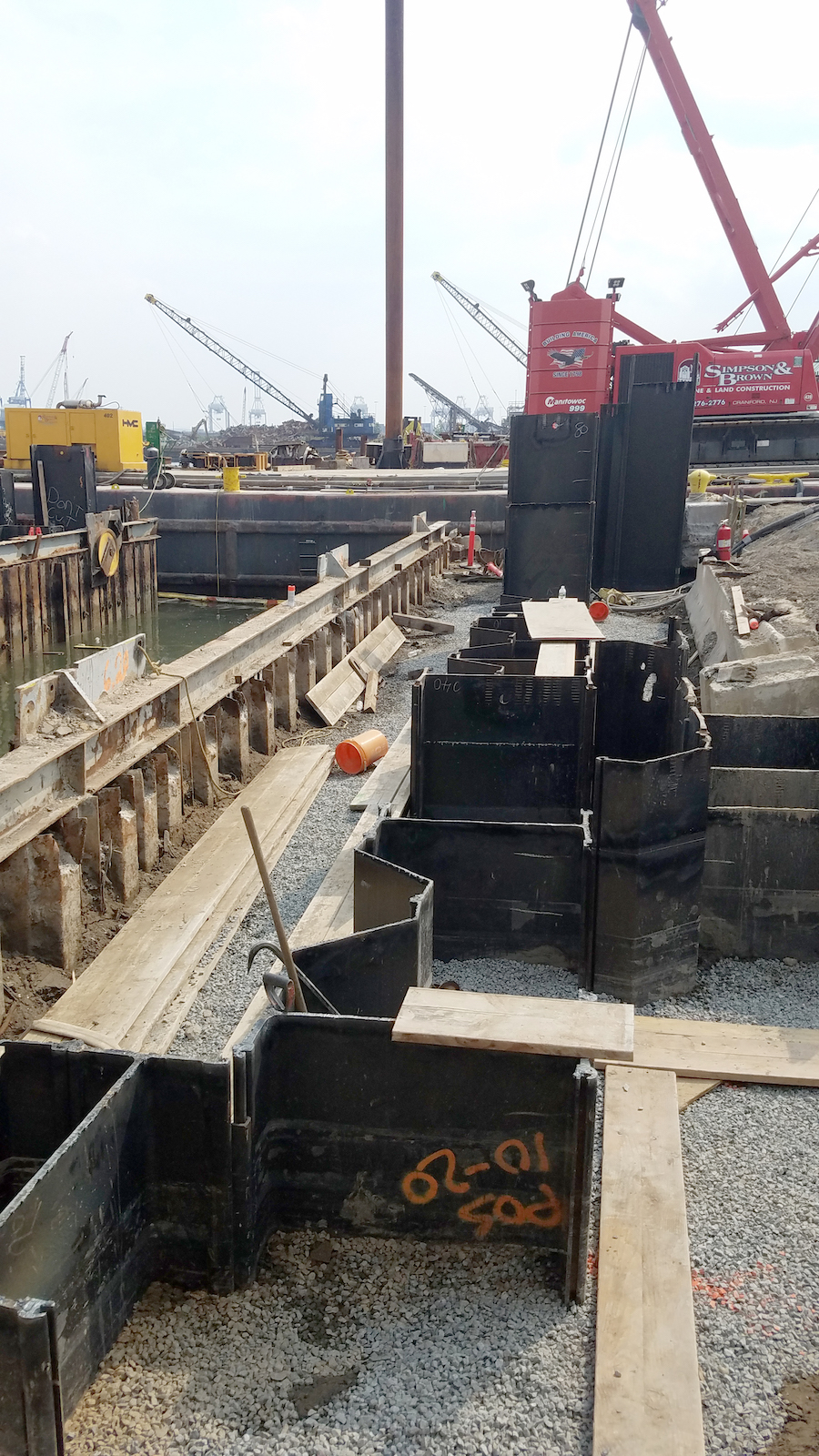 Impressive System Designed For Caven Point Marine Terminal Pile Buck