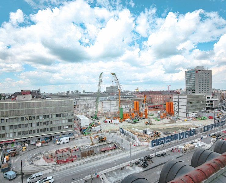 soldier pile installation