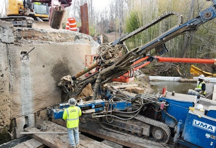 UMA Preserves Vital Retaining Wall Structures for N.C. Bridge Demolition