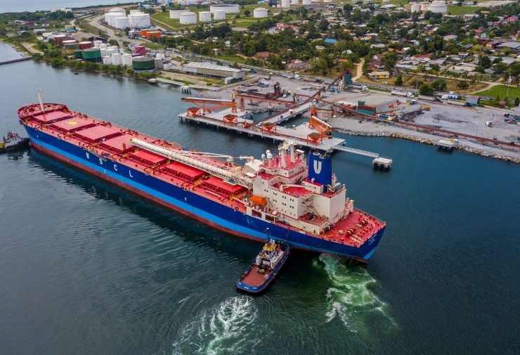 ShibataFenderTeam supplied Cone Fenders for Bulk Terminal in Puerto Cortés, Honduras