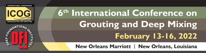 DFI Opens Registration for International Conference on Grouting and Deep Mixing