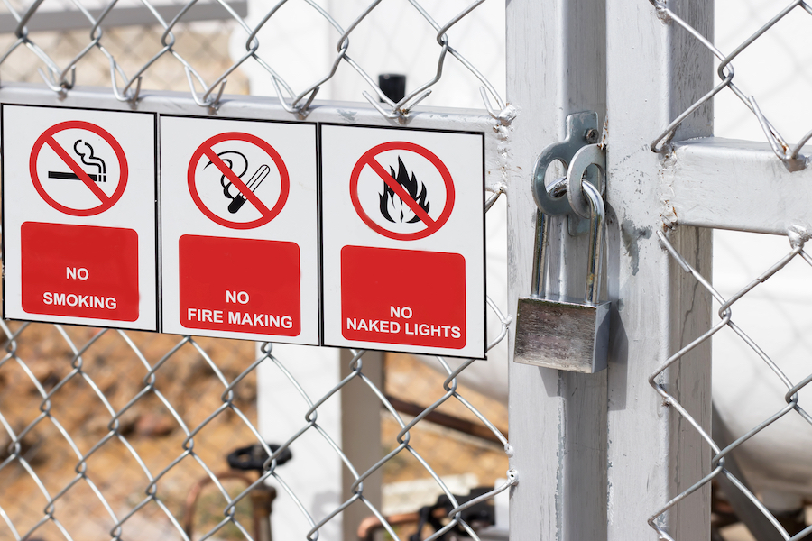 Gas Cylinder Cage/ Storage Locker, 2 hr Fire Rated, 24 Cylinders