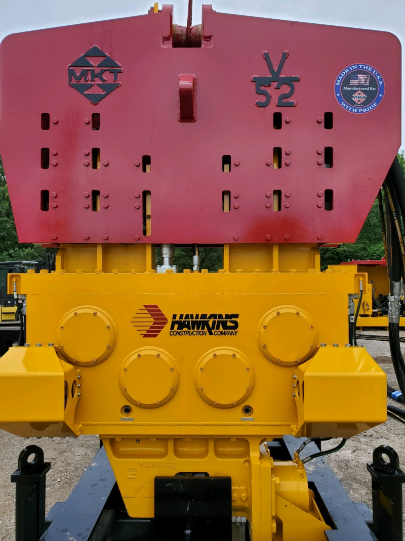 Custom Vibratory Pile Driving System: MKT & Hawkins Collaboration