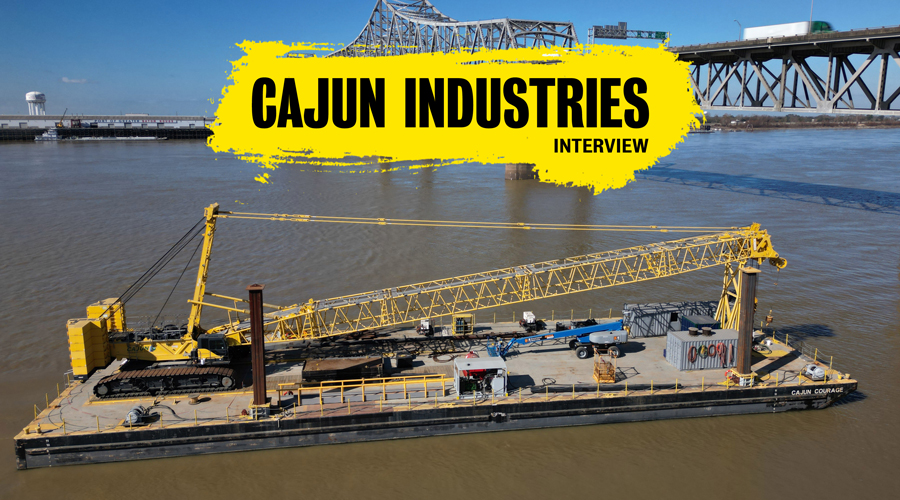 Floating Cranes for Marine Construction - Pile Buck Magazine