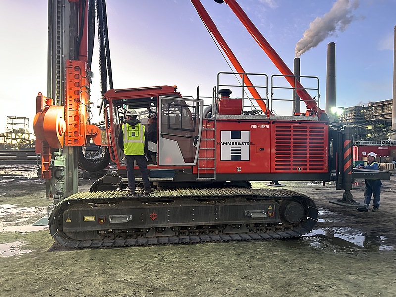 Large scale infrastructure projects benefit from rental partners that offer strong technical support and fast maintenance response. Reliable service reduces downtime and keeps pile installations and drilling operations on schedule. Photo Credit: Hammer & Steel Global, LLC