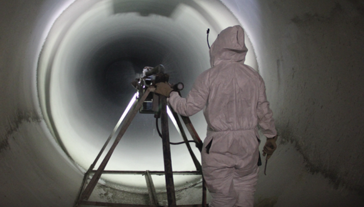 Geopolymer mortars have lower permeability than traditional cement based mortars, which reduces chloride intrusion in marine foundations. This helps protect reinforcement and slows long term corrosion. Photo Credit: Critica Infrastructure