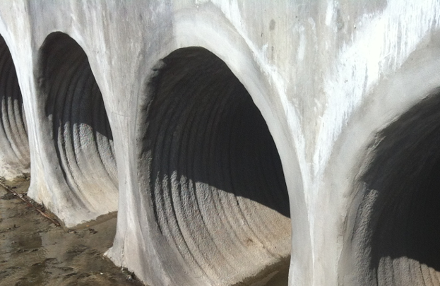 Research shows that some geopolymer formulations gain additional strength when exposed to marine environments. This makes them well suited for coastal and offshore foundation rehabilitation. Photo Credit: Critica Infrastructure