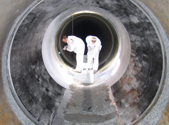 Geopolymers can incorporate industrial byproducts such as fly ash and slag, significantly lowering their carbon footprint. This gives marine repair teams a more sustainable option without sacrificing durability. Photo Credit: Critica Infrastructure