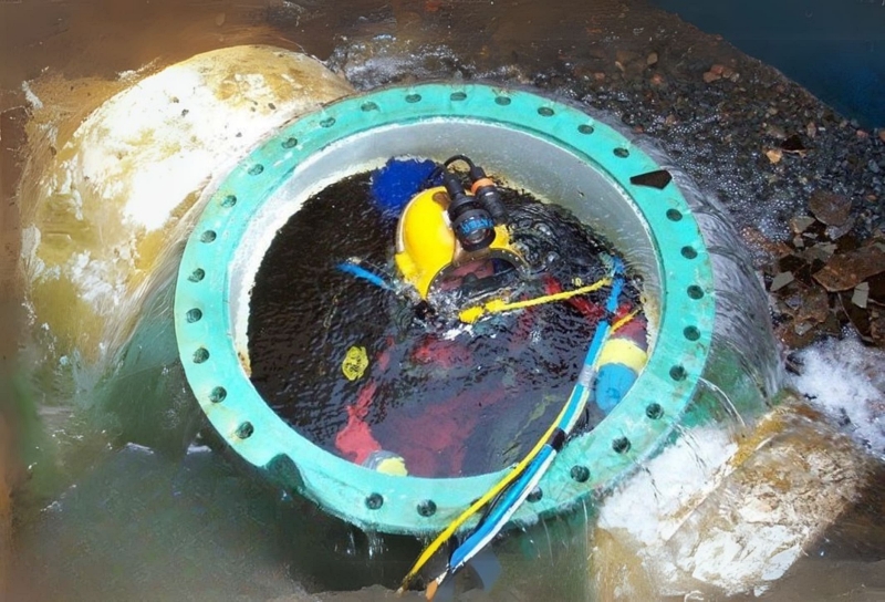 Advanced concrete cutting and demolition techniques allow precise underwater removal of damaged materials without harming nearby structures. These methods improve efficiency, reduce downtime, and enhance safety in marine repair operations. Photo Credit: Walker Diving