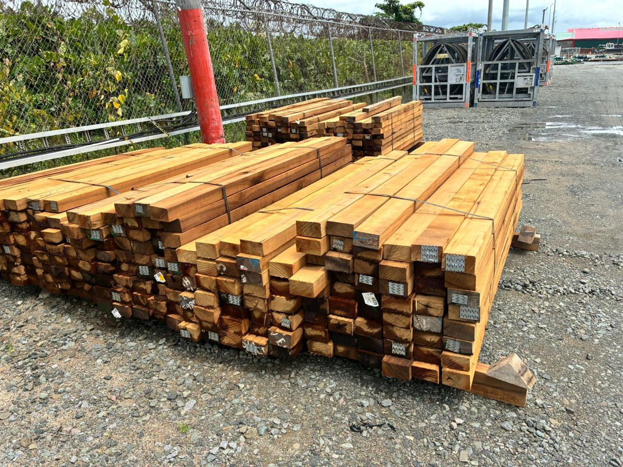 Tropical hardwoods come from slow growing tree species found in equatorial climates, which gives them exceptional density and natural durability. Their resistance to decay, insects, and moisture makes them a preferred choice for marine, heavy construction, and long lasting outdoor applications. Photo Credit: South America Lumber