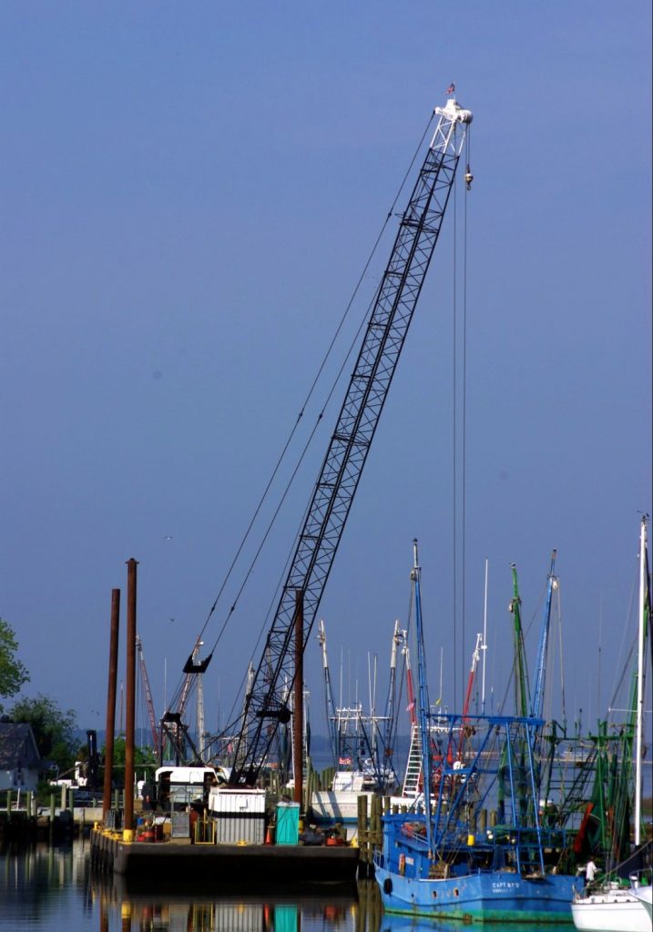 The working load limit of a rigging system is governed by its lowest-rated component. Proper selection and matching of slings, hardware, and connectors are essential for safe lifting operations. Photo Credit: Charleston's Rigging