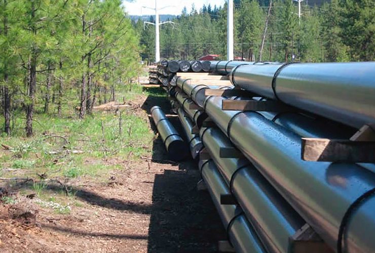 New steel pipe offers full traceability, consistent wall thickness and predictable performance that meets stringent piling specifications. It is often preferred in marine, industrial and high load foundation environments where certification is required. Photo Credit: Challenger Pipe & Steel, LLC