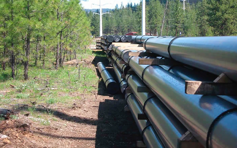 New steel pipe offers full traceability, consistent wall thickness and predictable performance that meets stringent piling specifications. It is often preferred in marine, industrial and high load foundation environments where certification is required. Photo Credit: Challenger Pipe & Steel, LLC