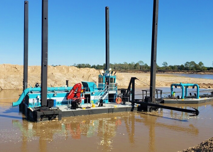 Beneficial reuse of dredged material supports sustainable marine construction by limiting offshore disposal and reducing transportation impacts. Many port and waterfront projects now incorporate reuse strategies as part of their material management plans. Photo Credit: DSC Dredge, LLC