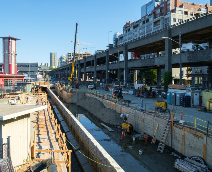 Polyurethane grouts expand rapidly to fill voids behind seawalls caused by soil loss, restoring crucial backfill support. Their closed cell structure prevents future water infiltration, which helps stabilize the wall long term.