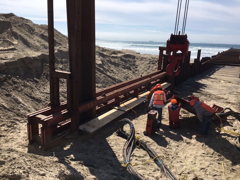 Steel sheet piles are widely used in marine projects because their interlocking profiles provide both structural support and water or soil retention. They are commonly installed for seawalls, cofferdams, bulkheads, and temporary excavation support. Photo Credit: Alliance Steel Trading Corporation