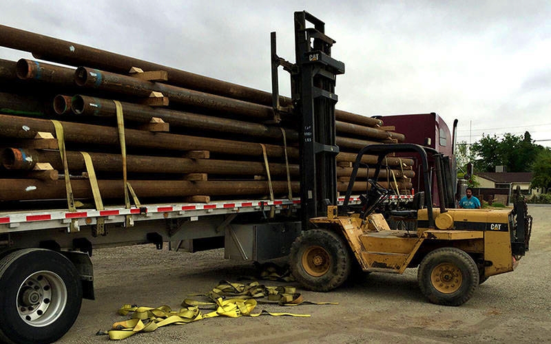 Used or surplus steel pipe can significantly reduce material cost and lead time when the project allows flexibility on certification. Proper inspection of wall thickness, straightness and surface condition ensures the pipe performs reliably during driving. Photo Credit: Challenger Pipe & Steel, LLC