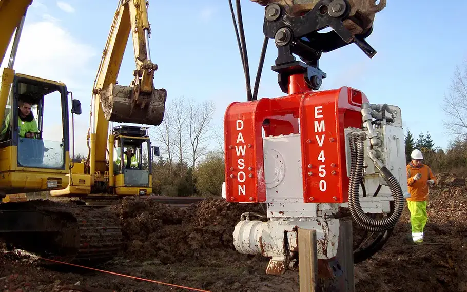 Renting pile installation equipment is often more cost-effective for short-duration or highly variable projects where future workload is uncertain. It allows contractors to avoid upfront capital costs, long-term storage, and depreciation risk. Photo Credit: Pajot