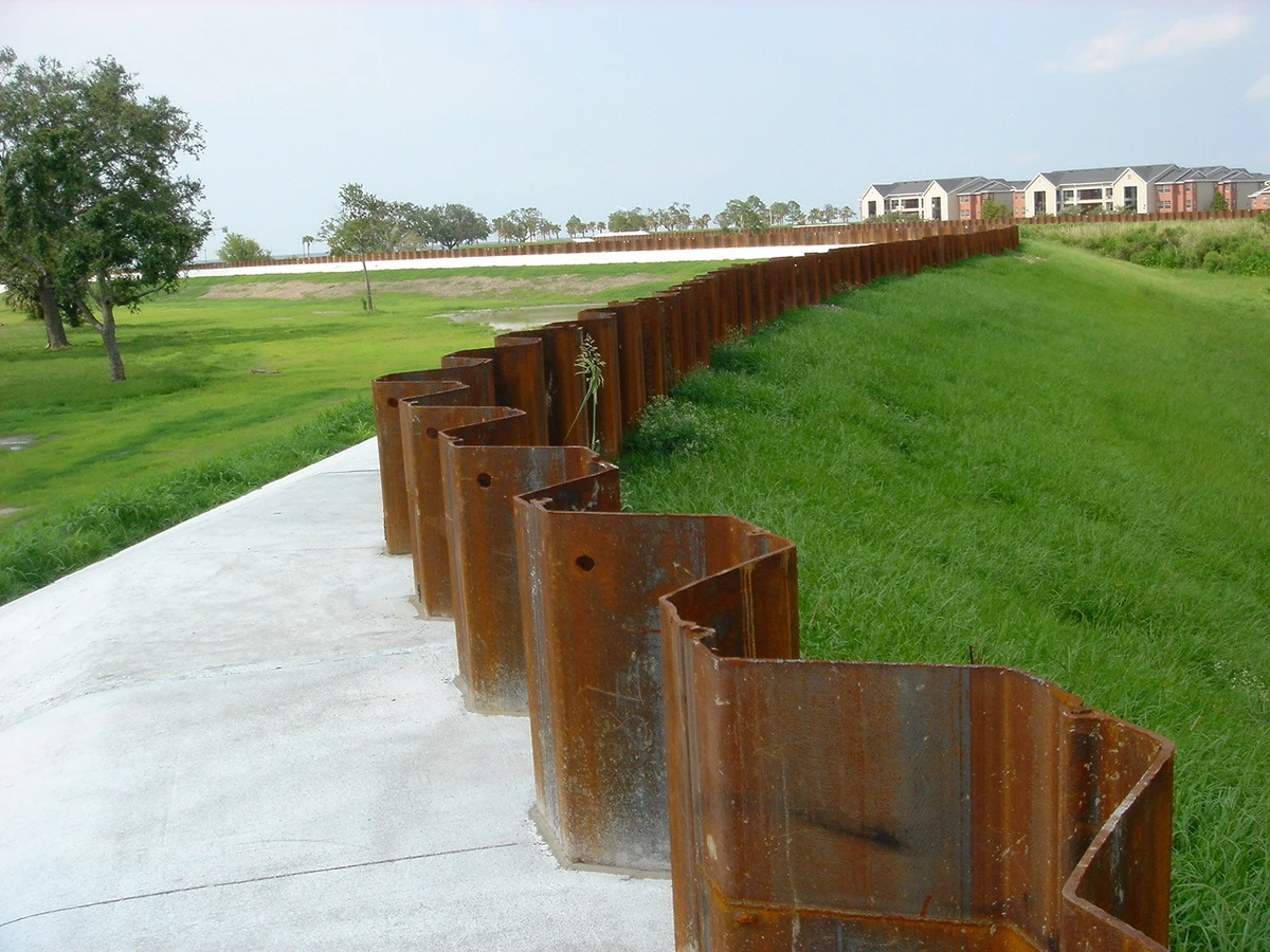 Reducing steel usage in sheet pile walls can also lower transportation demands and installation time. These benefits make material-efficient sheet pile systems well suited for both permanent and temporary works in marine and civil construction. Photo Credit: Sheet-Pile LLC