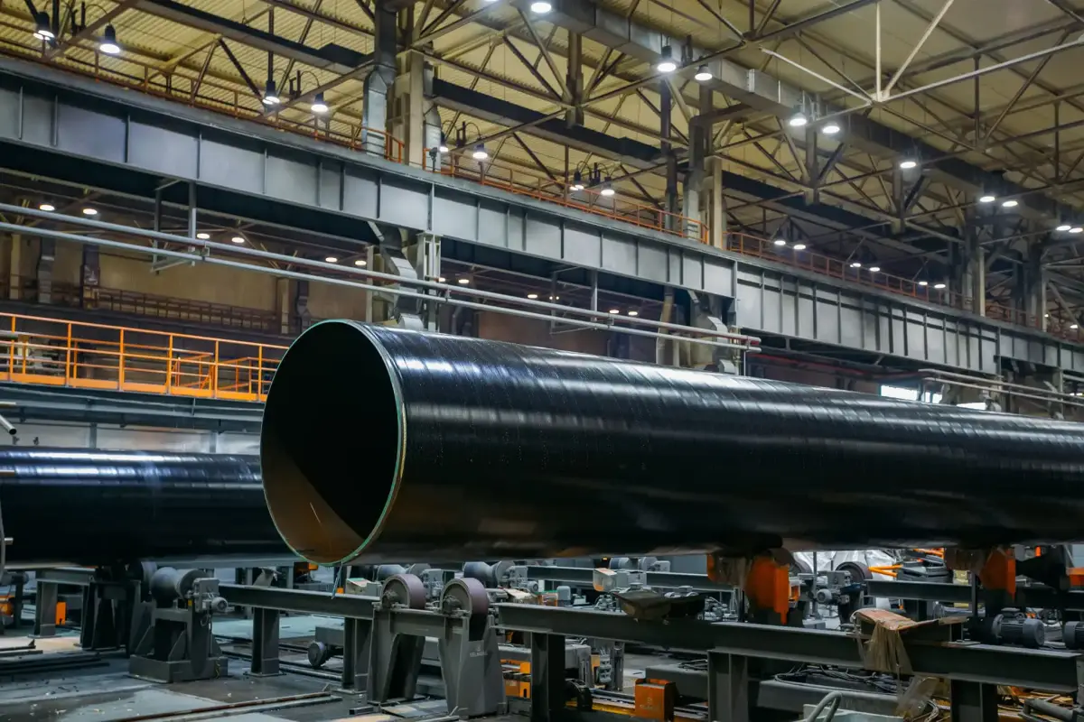 Steel pipe piles can be driven, drilled, or socketed into rock depending on site conditions and environmental constraints. When combined with corrosion protection systems and concrete infill, they can achieve service lives measured in multiple decades. Photo Credit: St. Louis Pipe & Supply