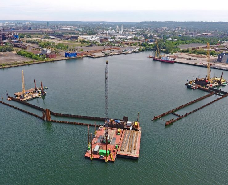 Fibre optic inspection systems can verify that interlock cavities are clean and unobstructed before sealing. This documentation strengthens quality assurance programs and supports regulatory compliance in remediation projects. Photo Credit: Waterloo Barrier