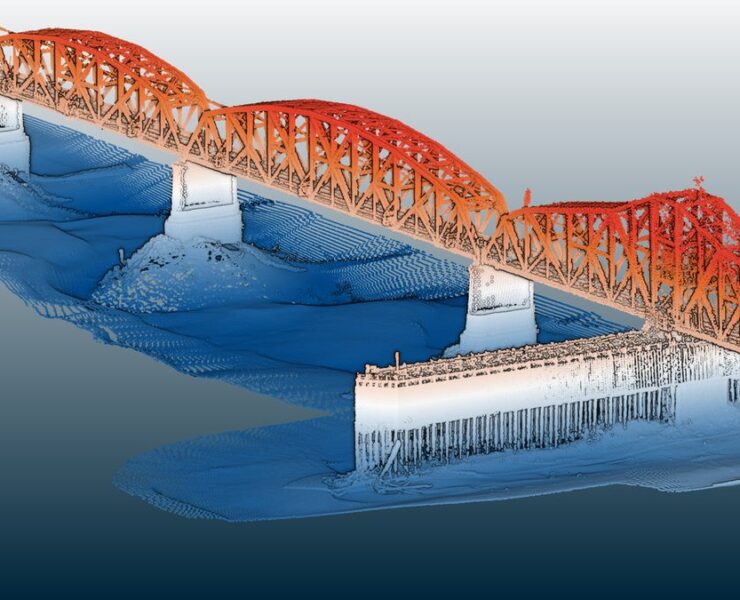 Real-time multibeam sonar systems provide full seabed coverage, unlike traditional single beam surveys that rely on spaced lines. This allows contractors to identify issues immediately rather than after post-processing. Photo Credit: Measutronics