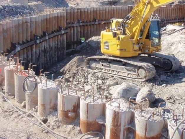 O-Pile® is presented as having superior load-bearing geometry, which contributes to a higher strength-to-weight ratio and strong section modulus values. Photo Credit: Sheet-Pile LLC